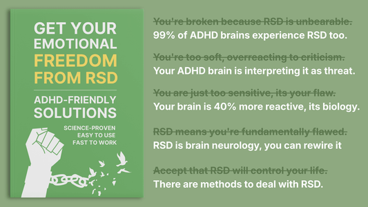 GET YOUR EMOTIONAL FREEDOM FROM RSD + 3 FREE GUIDEBOOKS TO MASTER YOUR ADHD