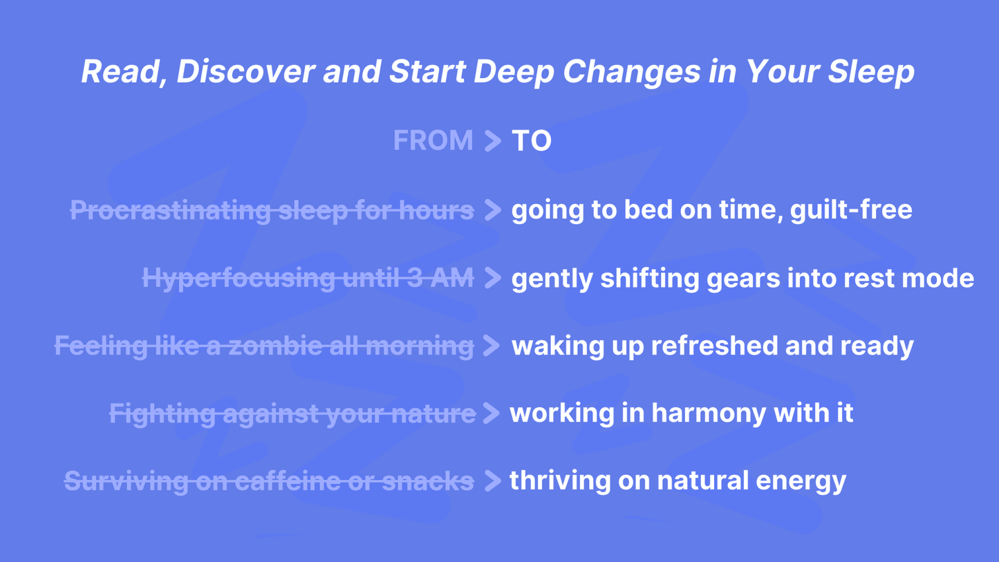 WAKE UP RESTED AT LAST! - ADHD SLEEP GUIDEBOOK