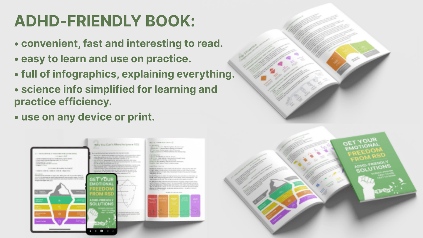 GET YOUR EMOTIONAL FREEDOM FROM RSD + 3 FREE GUIDEBOOKS TO MASTER YOUR ADHD
