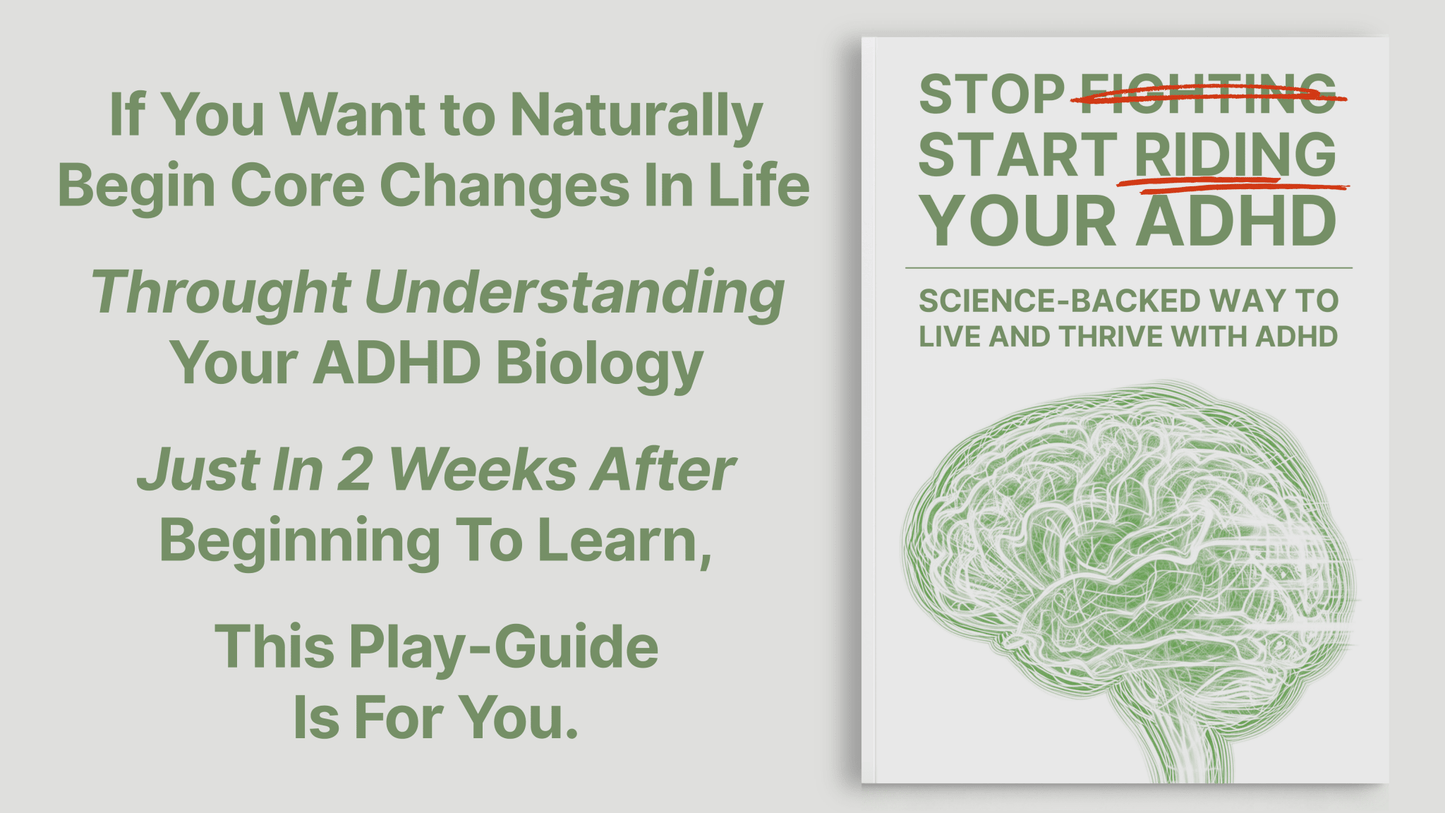 STOP FIGHTING, START RIDING YOUR ADHD